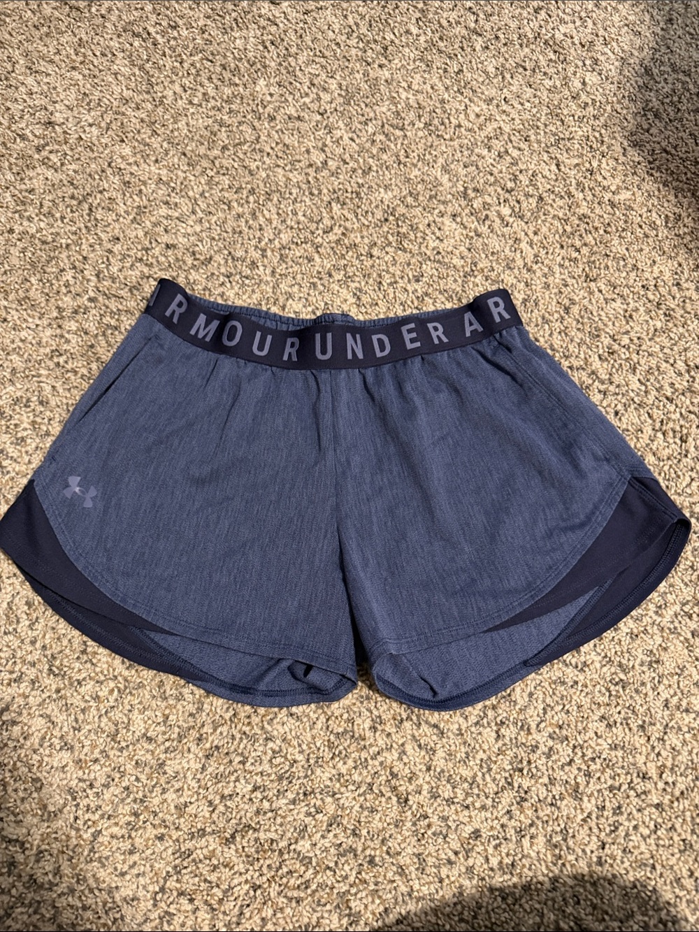 Under Armour Women's Dark Navy Athletic Training Shorts